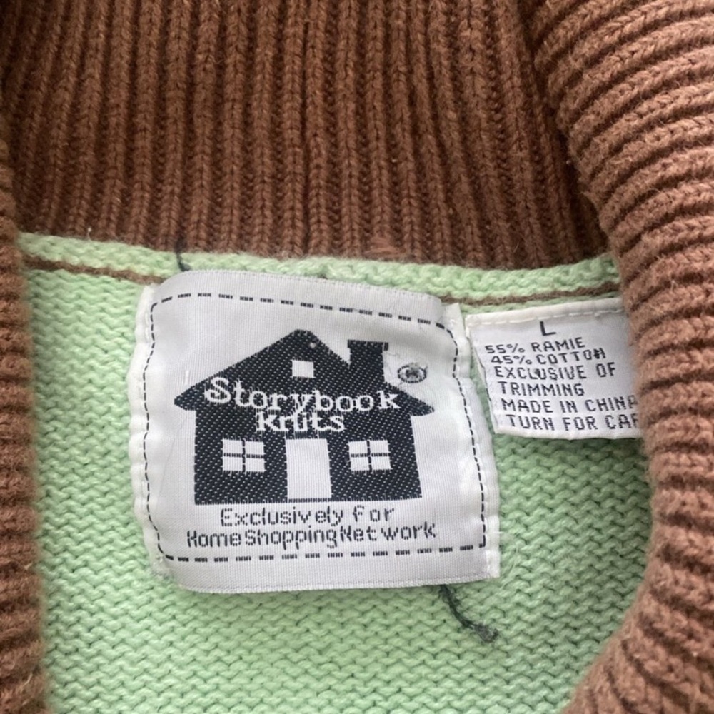 Storybook Knits Bird watcher Embroidered Cardigan - Picture 10 of 11